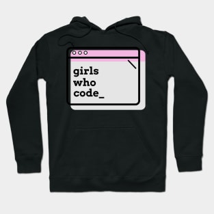 Girls Who Code Pink Hoodie